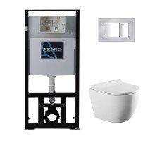 Сет AZARIO инсталляция с панелью смыва + унитаз Geno с сиденьем микролифт + клавиша 0031 (AZ-8010-1000+AZ-8200-0031+AZ-2196D) Сет AZARIO инсталляция с панелью смыва + унитаз Geno с сиденьем микролифт + клавиша 0031 (AZ-8010-1000+AZ-8200-0031+AZ-2196D)