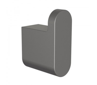 Крючок для ванной комнаты Knotlor RH101GM оружейная сталь матовый 