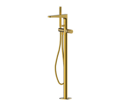 Смеситель для ванны WasserKRAFT Schunter 8200 8221 золото 