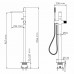 Смеситель для ванны WasserKRAFT Schunter 8200 8221 золото 