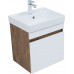 Тумба с раковиной Aquanet Оптима 50 цв. дуб рустикальный/белый сатин 00345348 Тумба с раковиной Aquanet Оптима 50 цв. дуб рустикальный/белый сатин 00345348