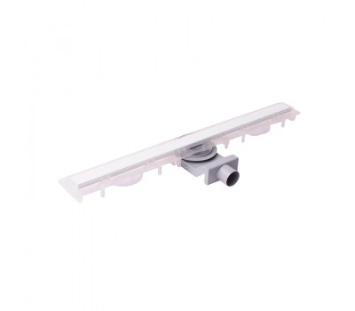 Душевой трап PLUMBERIA SELECTION PSM MODULAR PSM80BO, белый матовый 