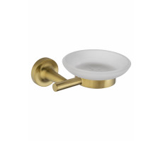 Мыльница с держателем WONZON & WOGHAN SIMPLE Брашированное золото WW-6522-BG Мыльница с держателем WONZON & WOGHAN SIMPLE Брашированное золото WW-6522-BG