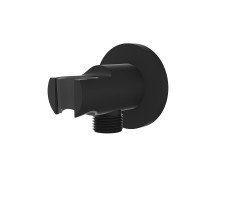 Держатель ручного душа Vincea VSC-31MB с подводом воды, черный Держатель ручного душа Vincea VSC-31MB с подводом воды, черный