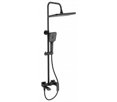 Душевая система BELZ черный B24507-7 черный матовый 