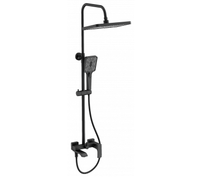 Душевая система BELZ черный B24507-7 черный матовый 