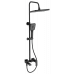 Душевая система BELZ черный B24507-7 черный матовый 
