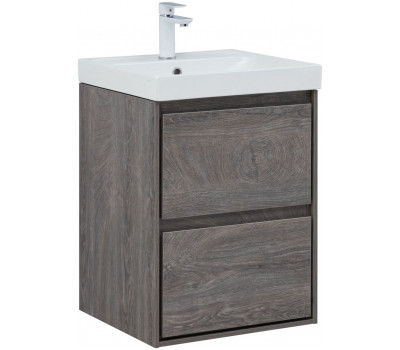 Тумба с раковиной Aquanet Милан (Flash) 50 цв. дуб рошелье 00340322 