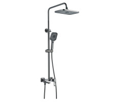 Душевая система Raffine F3696T, оружейная сталь