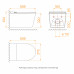 Кнопка слива RGW SWH-09Gb 68420009-06  