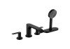 Смеситель на борт ванны Hansgrohe Vivenis 75444670 черный матовый 