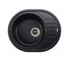 Кухонная мойка KAISER KGMO-6250 гранит KGMO-6250-BP черный мрамор 