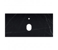 Столешница La Fenice Granite Black Olive Light Lappato Terra 100 см, черная 