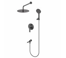 Душевая система встраиваемая WONZON & WOGHAND BRILLIANT, Черный матовый WW-88939079-MB 