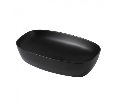 Раковина накладная ABBER Rechteck AC2206MB черная матовая 