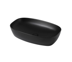 Раковина накладная ABBER Rechteck AC2206MB черная матовая 