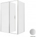 Душевой уголок Allen Brau Priority 140x90 3.31035.BA + 3.31044.BA серебро браш 