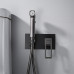 Гигиенический душ со смесителем Shevanik S6805T, оружейная сталь