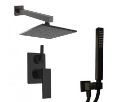 Комплект на 2 потребителя Grazia PAINI, для душа, черный брашированный PVD 21PZSET26911SH 