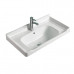 Тумба-умывальник Comforty Рига-80 дуб сонома с раковиной Comforty 9335-80 