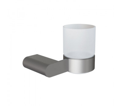 Стакан для ванной комнаты Knotlor SC102GM оружейная сталь матовый 