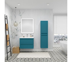 Шкаф подвесной Art&Max PLATNO  AM-Platino-1500-2A-SO-TM Бирюзовый матовый