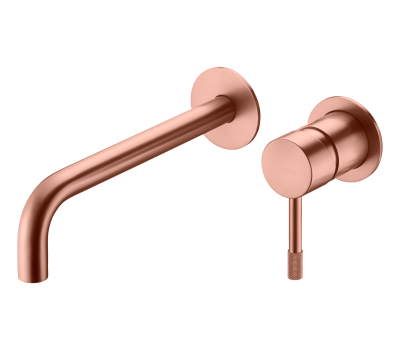 Смеситель для умывальника из стены, Uno COPPER BRUSHED Boheme 465-CB брашированная медь 