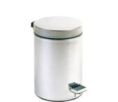 Ведро из нерж. cтали 5 л. с педалью матовое 09100.05.S, шт NOFER 09100.05.S 