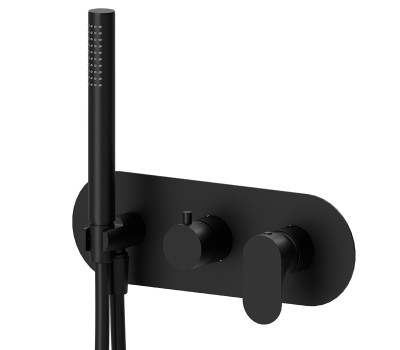 Смеситель для душа Newform Linfa II 69469E.01.093 Черный матовый 