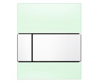 Панель смыва для писсуара, стекло, цвет: зеленый/белый TECE TECEsquare 9242803