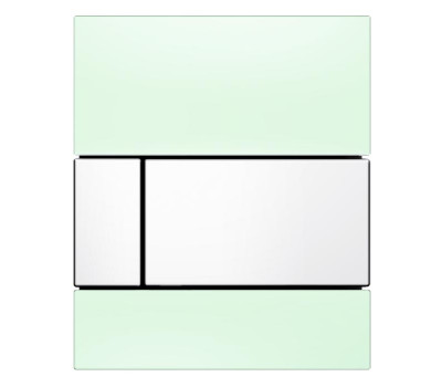 Панель смыва для писсуара, стекло, цвет: зеленый/белый TECE TECEsquare 9242803