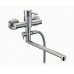 Смеситель для ванны WasserKRAFT Wern 4200 4202L никель  Смеситель для ванны WasserKRAFT Wern 4200 4202L никель
