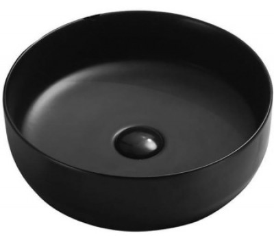 Раковина накладная Ceramicanova Element CN6022MB 39х39 чёрный матовый круглая Раковина накладная Ceramicanova Element CN6022MB 39х39 чёрный матовый круглая