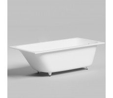 Встраиваемая ванна 170х80 Salini ORLANDA 102026M S-Stone, белый матовый (без слива-перелива) 