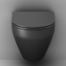 Унитаз подвесной FlashClean с сиденьем микролифт AM.PM Spirit V2.0 C701700MBSC Черный 