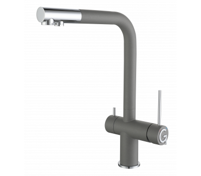 Смеситель для кухни Rivelato Lugano Г-обр. с краном питьевой воды D-35мм cromo 1523513 grigio cromo Смеситель для кухни Rivelato Lugano Г-обр. с краном питьевой воды D-35мм cromo 1523513 grigio cromo