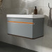 Тумба EQUIL Elegante 80 подвесная 1 ящ. мэйджик/дуб голиано (под раковину 9595-80) 