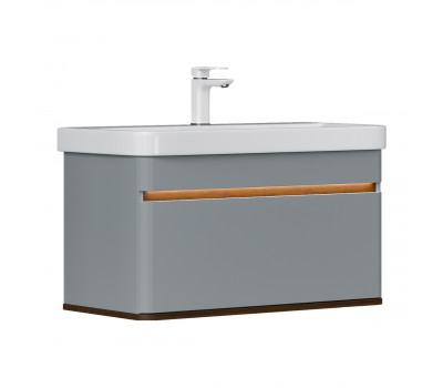 Тумба EQUIL Elegante 80 подвесная 1 ящ. мэйджик/дуб голиано (под раковину 9595-80) 