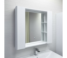 Зеркало-шкаф Comforty Ангара-90 белое, с LED подсветкой и антизапотеванием 00-00019941 Зеркало-шкаф Comforty Ангара-90 белое, с LED подсветкой и антизапотеванием 00-00019941