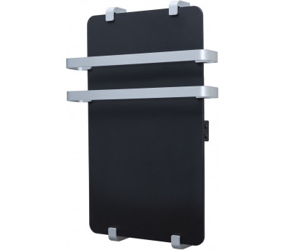 Полотенцесушитель электрический Allen Brau Infinity 100x44 с рейлингом 2.0, серебро браш 