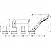 Смеситель для ванны Hansgrohe Metris S 31446000 хром 