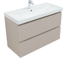 Тумба под раковину Aquanet Джейн (Flat) 100 бежевый 00343979 Тумба под раковину Aquanet Джейн (Flat) 100 бежевый 00343979