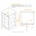 Душевой уголок RGW PA-078B (RGW PA-008B + Z-050-2B) 1100x1000 350807810-14 Черный Душевой уголок RGW PA-078B (RGW PA-008B + Z-050-2B) 1100x1000 350807810-14 Черный