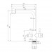 Смеситель для кухни с подключением фильтра WesnaArt EKO05-151Black, черный