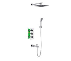 Душевая система Timo Petruma 3-х режимная, с термостатом SX-5149/00SM chrome хром 