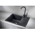 Кухонная мойка GRANULA 5803, ЧЁРНЫЙ, СтандАРТ кварц Кухонная мойка GRANULA 5803, ЧЁРНЫЙ, СтандАРТ кварц