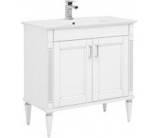 Тумба с раковиной Aquanet Селена 70 белый, серебро Тумба с раковиной Aquanet Селена 70 белый, серебро