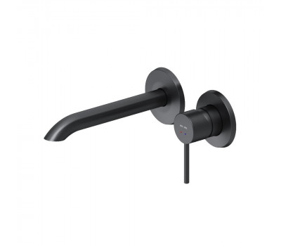 Смеситель для раковины монтируемый в стену AM.PM Libre F6072622 Чёрный Матовое 