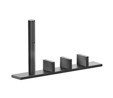 Смеситель для ванны Fantini AK/25 48 P5 T067 Gun metal Смеситель для ванны Fantini AK/25 48 P5 T067 Gun metal