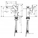 Смеситель для раковины Hansgrohe Talis E 71754140 шлифованная бронза 